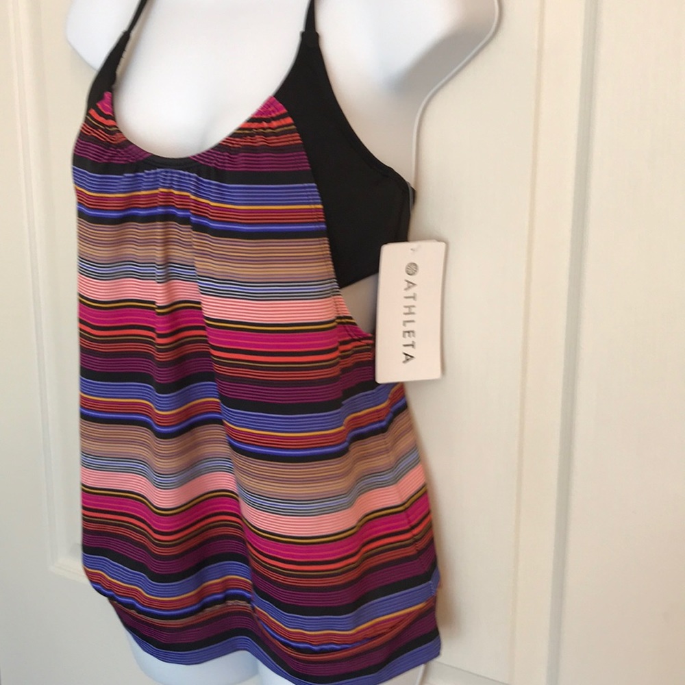 Athleta | NWT Capri Stipe Tank Size Medium 34B/C